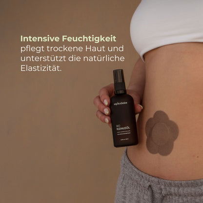  Intensive Feuchtigkeitspflege mit Bio-Rizinusöl – unterstützt die Elastizität der Haut